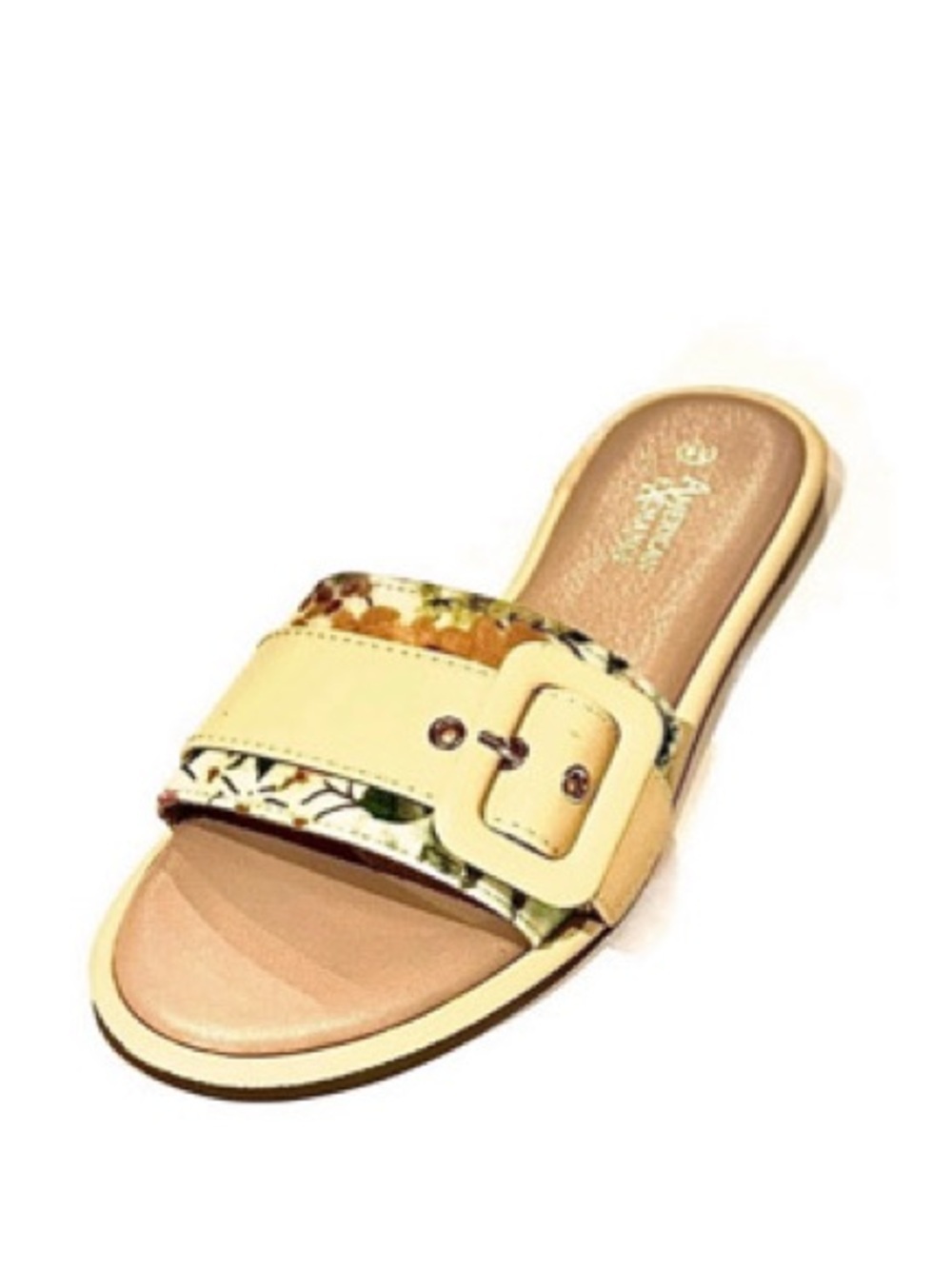 American Exchange Floral Slide Sandal